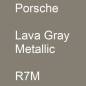 Preview: Porsche, Lava Gray Metallic, R7M.